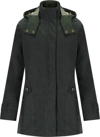 Barbour GIACCA CON CAPPUCCIO CANNICH WAX VERDE BARBOUR