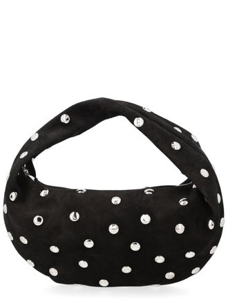 Khaite Olive Calf Leather Medium Hobo Bag