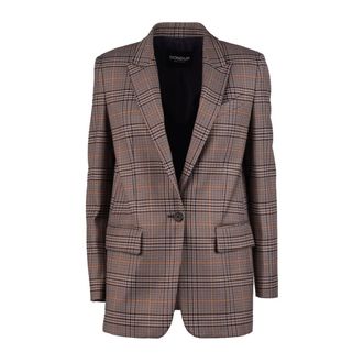 Dondup Prince Of Wales Single-Breasted Blazer