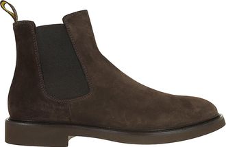 Doucal's Brown Beatles Suede Ankle Boots