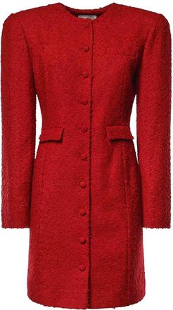 Magda Butrym Boucl Mini Dress