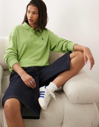 Polo Ralph Lauren Felpa in maglia verde