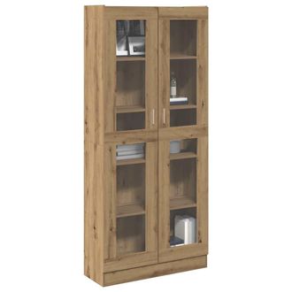 Berkfield Home Highboard Artisan Oak 82.5x30.5x185 cm Engineered Wood in Brown