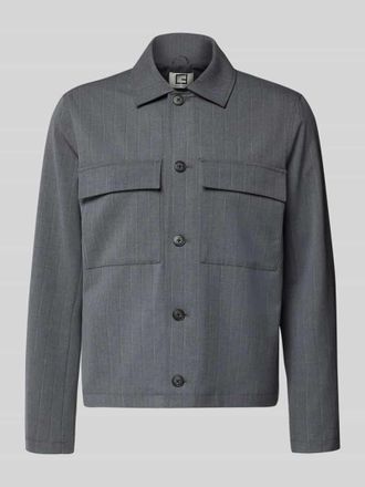 Casual Friday Casual Friday Regular Fit Jacke mit Viskose-Anteil Modell Grahn in Dunkelgrau Melange, Größe XXL