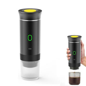 OEM Cafetera Port&aacute;til, M&aacute;quina De Espresso De 12 V, Calentamiento El&eacute;ctrico, Carga Usb Port&aacute;til, Para Coche Y Camping