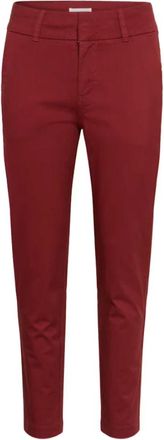 Part Two Broeken, Dames, Rood, XS, Katoen, Cropped Broeken