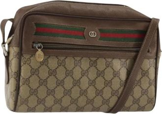 Gucci Pre-owned Vintage GG Canvas Shoulder Bag - - Pre-owned - Donna - Beige - ONE SIZE