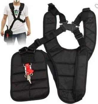 OEM Correas Dobles Para Los Hombros, Bot&oacute;n De Seguridad Acolchado Para Cortac&eacute;spedes Y Desbrozadoras, Bot&oacute;n De Seguridad Acolchado En El Hombro, Color Neg