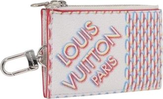 Louis Vuitton Pre-owned Wallets, female, White, Size: ONE SIZE Pre-owned Vintage Canvas Wallet
