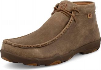 Twisted X Boots Mens Chukka Ultralite X Driving Moccasin In Bomber