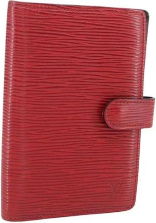Louis Vuitton Pre-owned Vintage Lederen Accessoire - Dames - Vintage Accessoires - Rood - ONE Size - Leer - Vintage