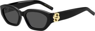 HUGO BOSS 1937/S 807 (Ir) - Dames - Zonnebrillen - Zwart - 54 MM - Accessoires