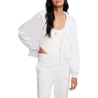 Nike Sportswear Chill French Terry Full Zip Hooded Jacket in 051 B Hthr/ltowbr at Nordstrom Rack, Size Xx-Large