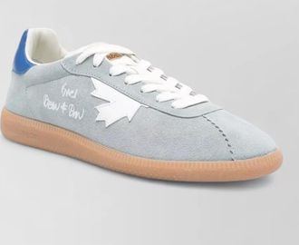 Dsquared2 leather low-top sneakers