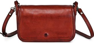 OLD TREND Pansy Genuine Leather Slim Everyday Mini Crossbody in Brown at Nordstrom