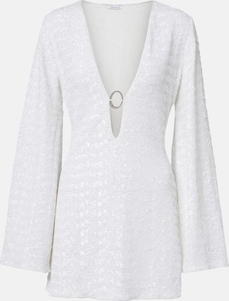 Os&eacute;ree Os&eacute;ree Sposa - Abito corto con paillettes