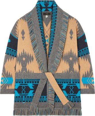 Alanui Cardigan Icon con frange - Toni neutri