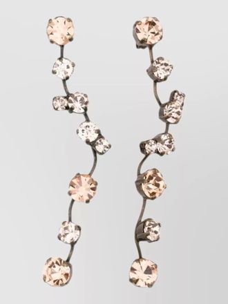 Forte_Forte crystal-embellished drop earrings