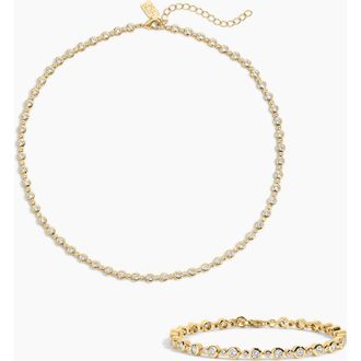 Electric Picks Trust Fund Necklace and Bracelet - Set of 2 in Gold at Nordstrom