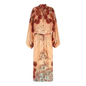 F.R.S. For Restless Sleepers Cenide Long Dress - female - F.R.S For Restless Sleepers - Shirt Dresses - Pink - S - Dresses