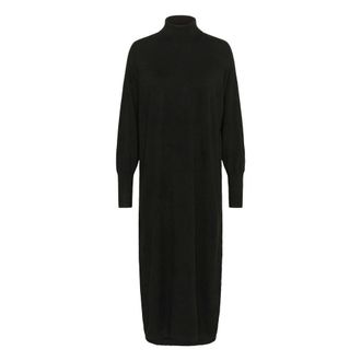 Inwear Zwarte Klassieke Overhemd - Dames - Jurken - Zwart - Maat: XS Wol