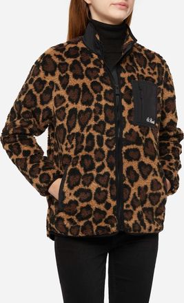 MC2 Saint Barth Teddy-fleece Jacket Keystone With Leopard Print