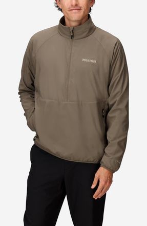 Marmot Aerothermal Half Zip Pullover in Claystone at Nordstrom, Size X-Large