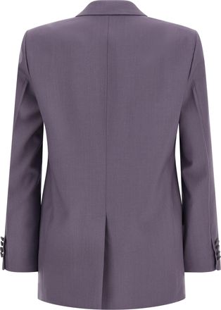 Gucci Mens Purple Wool Blazer Clothing