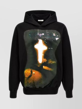 1989 STUDIO graphic divine hoodie kangaroo pocket