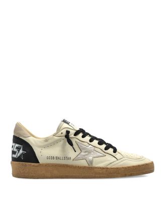 Golden Goose BALL-STAR SNEAKERS IN VINTAGE-EFFECT LEATHER - Golden Goose Deluxe Brand - Man