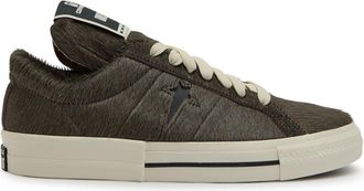 Rick Owens X Converse Dkshdw Calf-hair Sneakers - Grey - 12 (IT45 / UK11)
