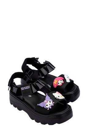 Melissa x Hello Kitty and Friends Lug Sole Sandal in Black at Nordstrom, Size 10