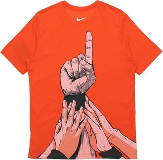 Nike AS Hbl Generic DF GRAPHIC Sports TEE Men Orange CI9080-890