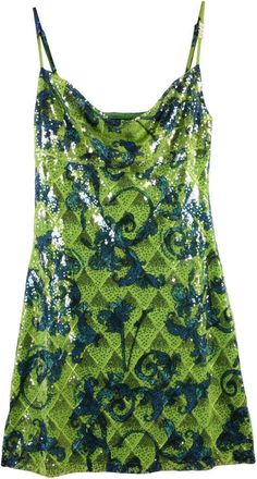 Versace Jeans Couture Sequin Dress - Green