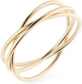 Nashelle Rolling Band Ring in Gold Fill at Nordstrom, Size 5