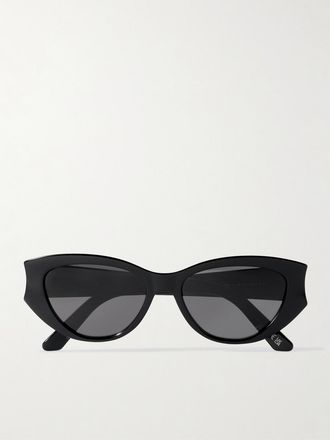 Dior Occhiali Da Sole In Acetato Con Montatura Cat-eye Diorglow B1i - Nero