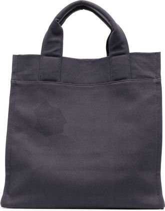 Objects IV Life logo-print cotton tote bag - unisex - Cotton - One Size - Blue