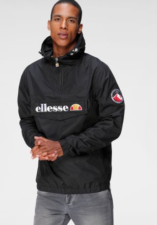 Ellesse Windbreaker ELLESSE MONT 2 JACKET, Herren, Gr. XS, schwarz, Obermaterial: 100% Polyester, Basic schmal h&uuml;ftlang, B&uuml;ndchen, Jacken Windbreaker