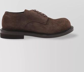 Moschino suede lace-up brogues