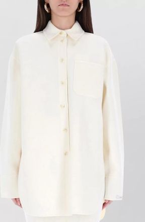 Sportmax virgin wool oversized shirt