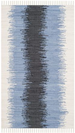 Safavieh Alfombra algod&oacute;n grigio/nero 122 x 183 cm