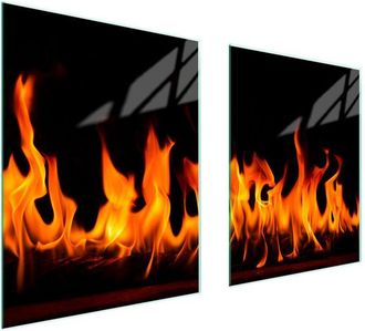 OEM Placa Protectora De Vidrio Para Estufa 85x52 Fuego