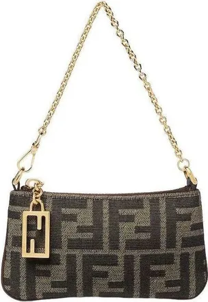 Fendi (WMNS) Fendi Baguette Pouch Mini Tobacco Brown 8M0535A98PF1GL7