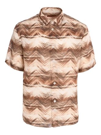 Missoni Camicia con motivo a zigzag - Toni neutri