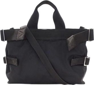 Bottega Veneta Pre-owned Shoulder Bags, male, Black, Size: ONE SIZE Pre-owned Nylon shoulder-bags