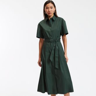 La Redoute Collections Lang hemdjurk, strikceintuur