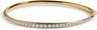 Monica Vinader Riva Lab Grown Diamond Bangle in 18K Gold Vermeil/lab Dia at Nordstrom, Size Medium
