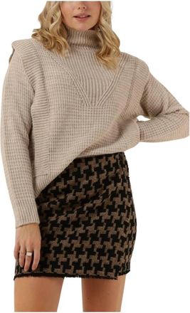 Amaya Amsterdam Kate Truien Sweaters Vests - Dames - Coltruien - Beige - M - Truien & Vesten