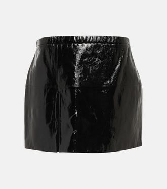 Stouls Franny patent leather miniskirt