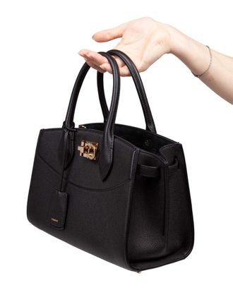 Ferragamo Hammered Leather Handbag